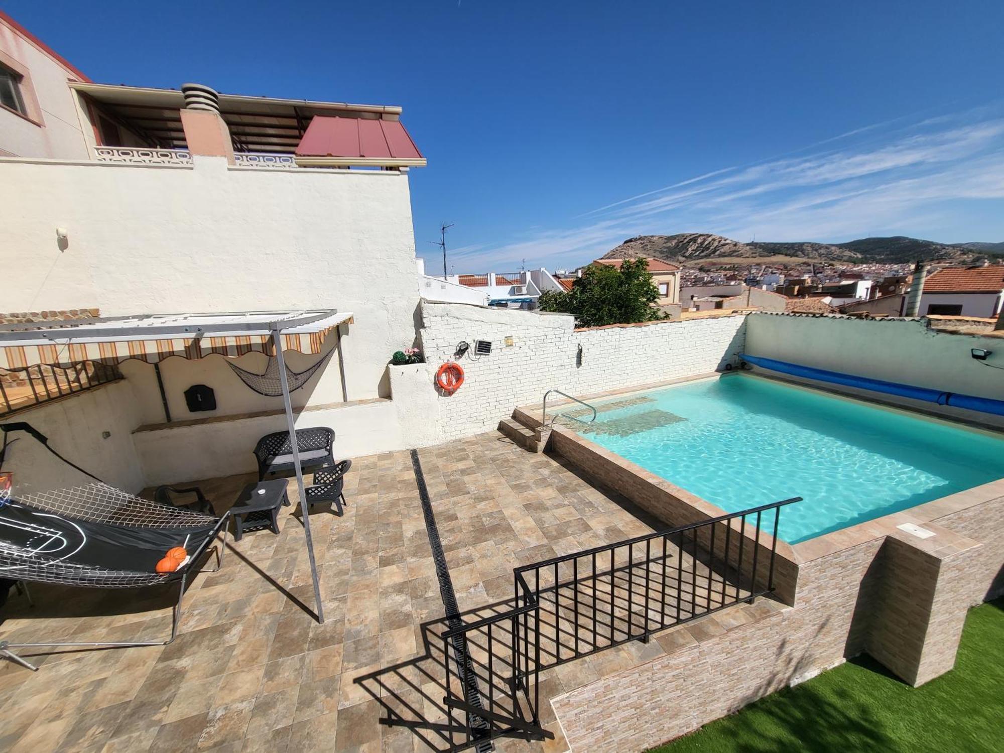 Casa Oasis Puertollano, Una Casa Rural En Puertollano, Agradable, Con Piscina En Zona Tranquila Exterior foto