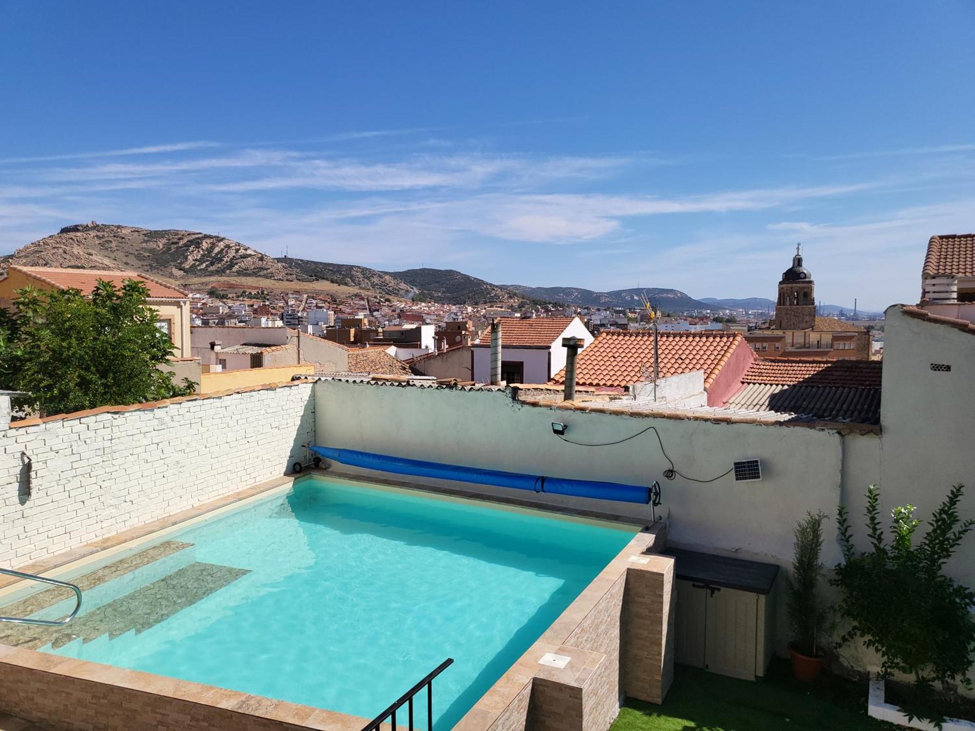 Casa Oasis Puertollano, Una Casa Rural En Puertollano, Agradable, Con Piscina En Zona Tranquila Exterior foto